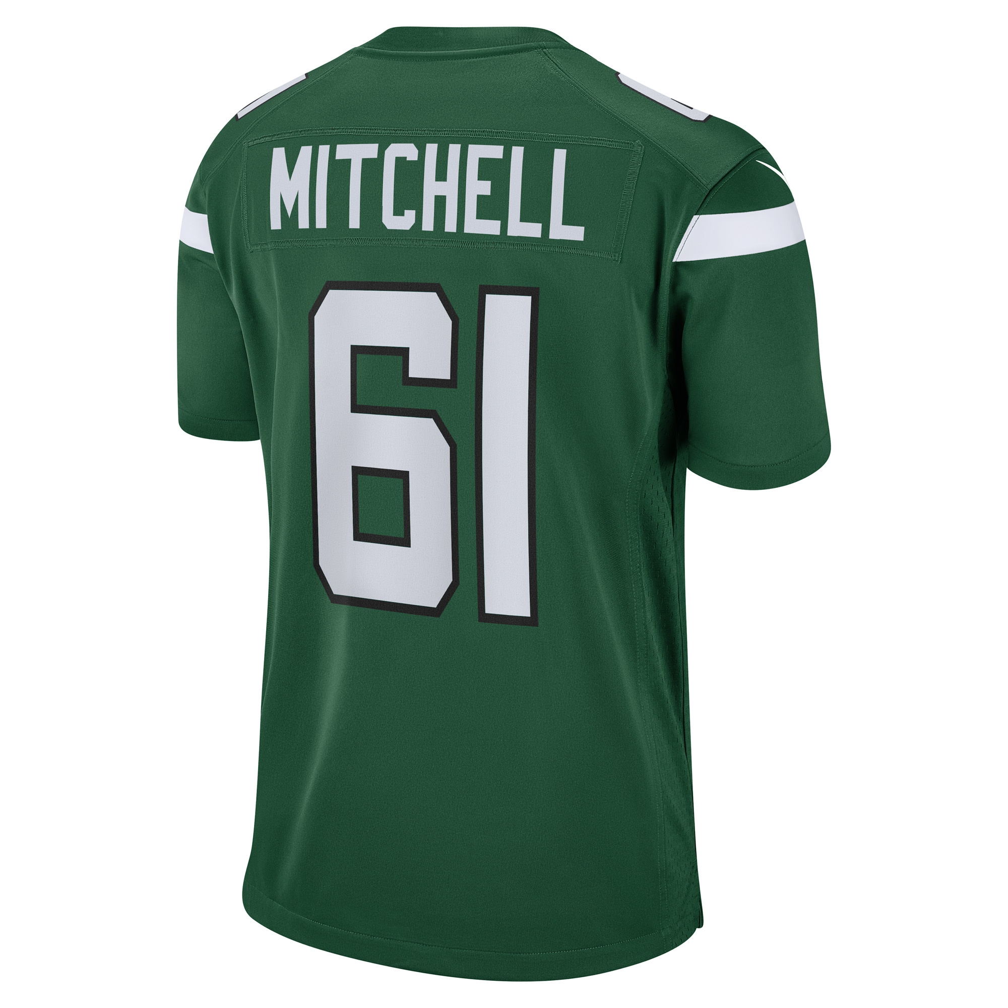 Men's New York Jets Max Mitchell Gotham Green Game Player Jersey