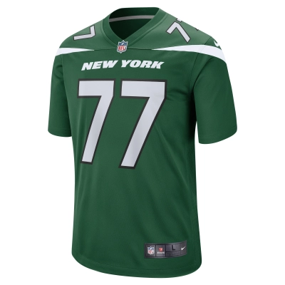 Men's New York Jets Mekhi Becton Gotham Green Player Game Jersey 02