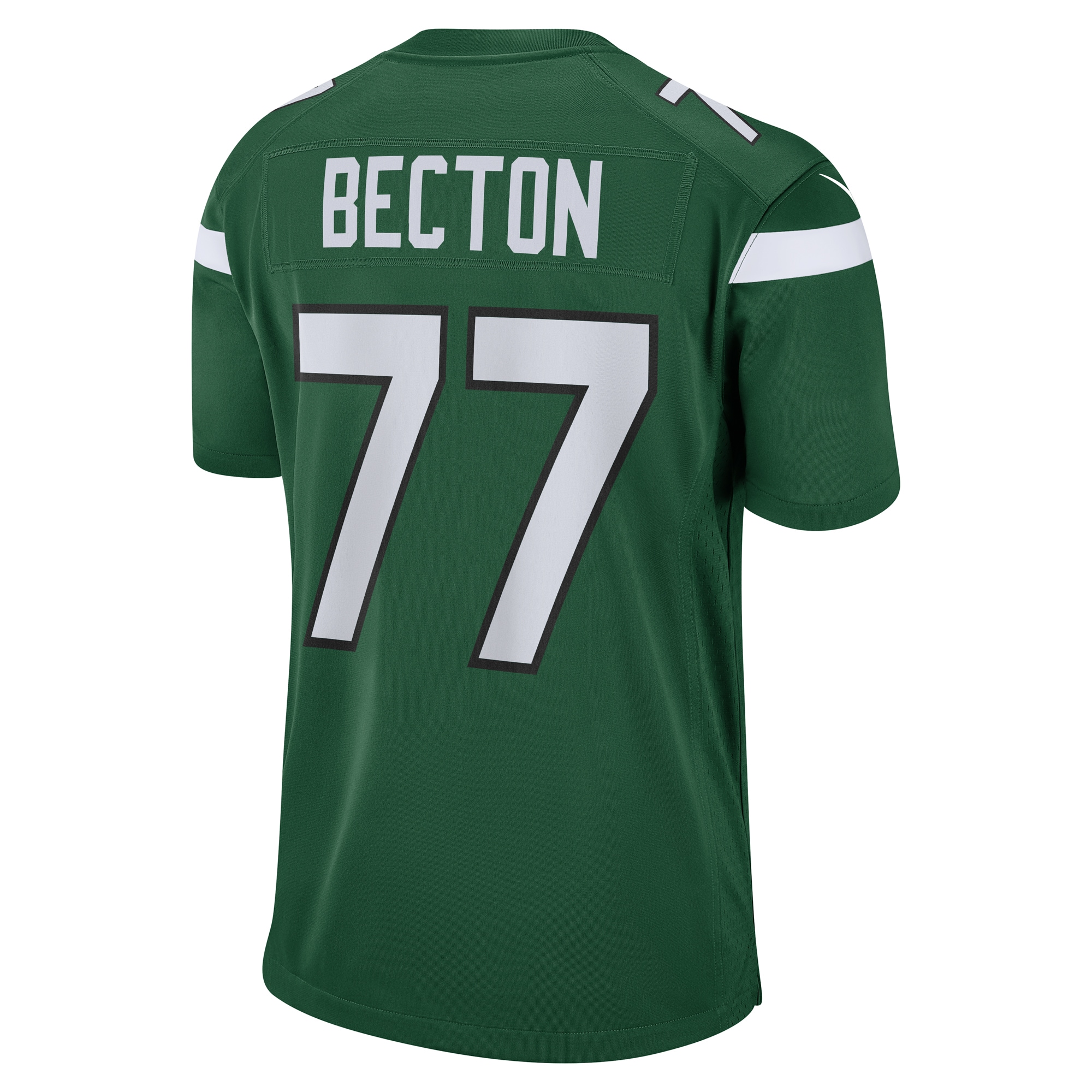 Men's New York Jets Mekhi Becton Gotham Green Player Game Jersey