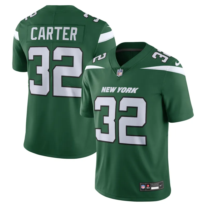 Men's New York Jets Michael Carter Green Vapor F.U.S.E. Limited Jersey