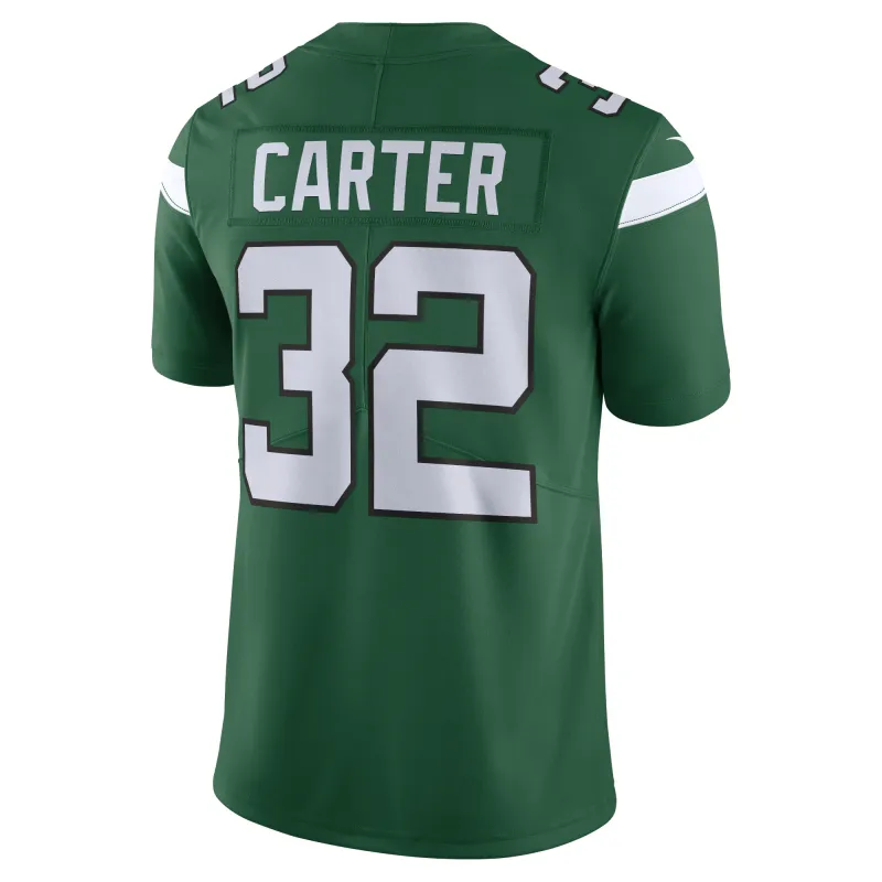 Men's New York Jets Michael Carter Green Vapor F.U.S.E. Limited Jersey