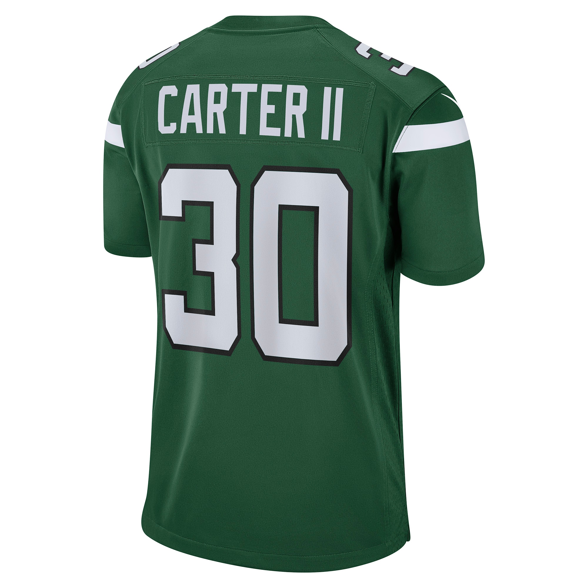 Men's New York Jets Michael Carter II Gotham Green Game Jersey