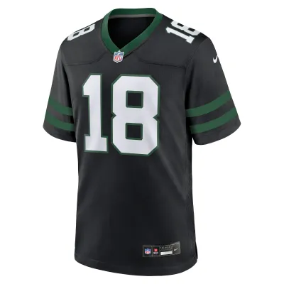 Men's New York Jets Mike Williams Legacy Black Alternate Game Player Jersey 02