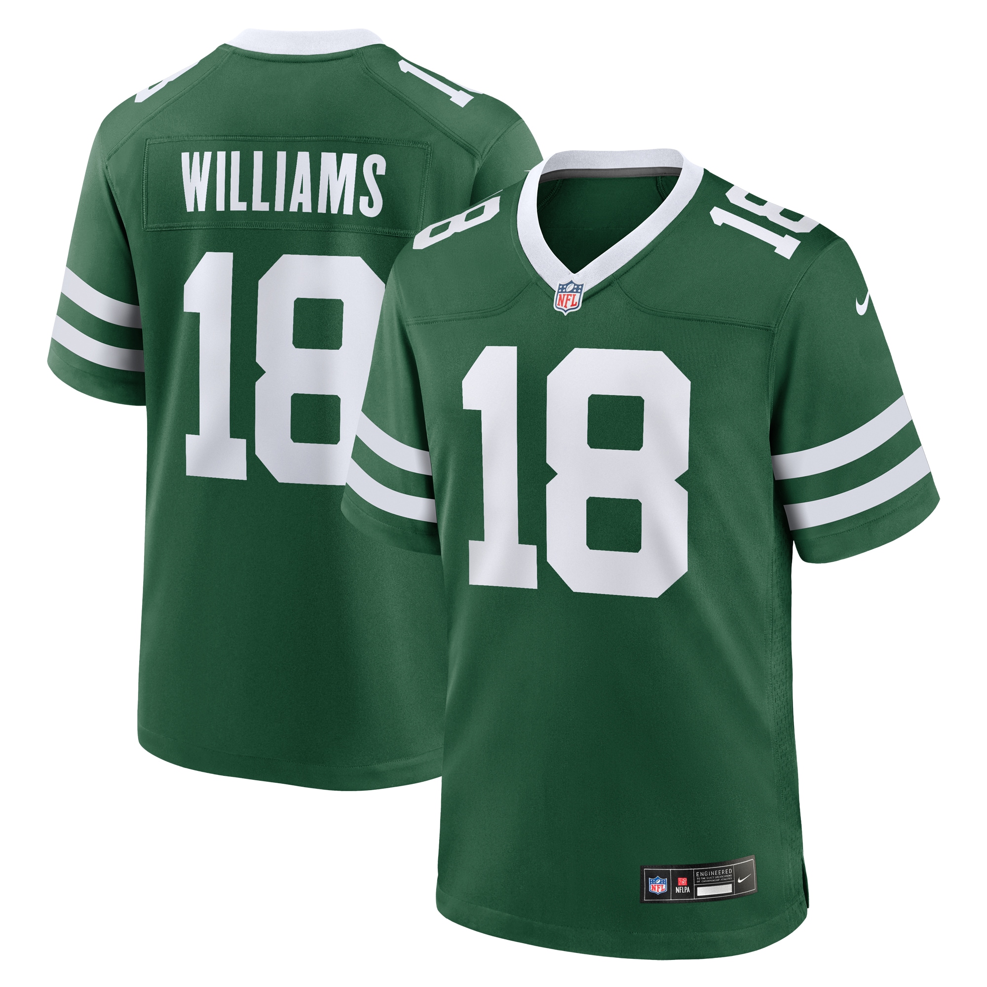 Men's New York Jets Mike Williams Legacy Green Game Jersey