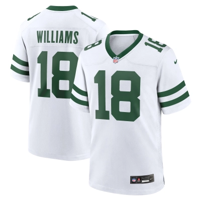 Men's New York Jets Mike Williams Legacy White Game Player Jersey 01