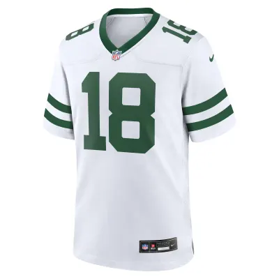 Men's New York Jets Mike Williams Legacy White Game Player Jersey 02