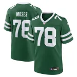 Men's New York Jets Morgan Moses Legacy Green Game Jersey