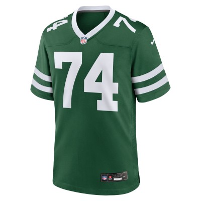 Men's New York Jets Olu Fashanu Gotham Green 2024 NFL Draft First Round Pick Player Game Jersey 02