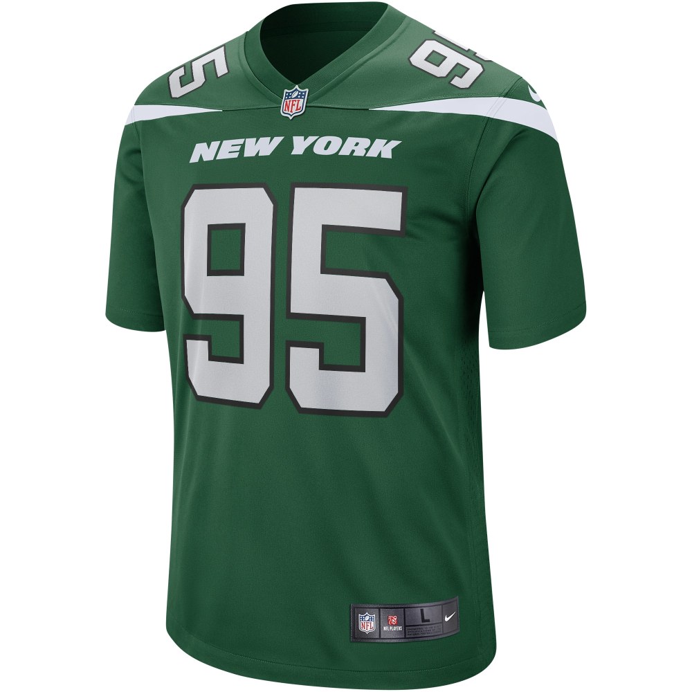 Men's New York Jets Quinnen Williams Gotham Green Game Jersey