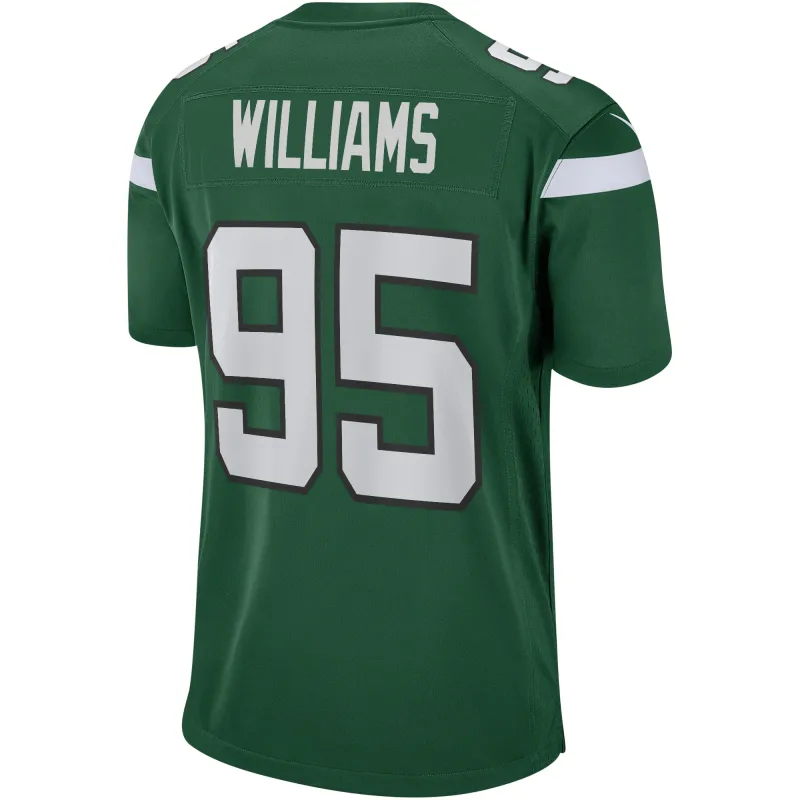 Men's New York Jets Quinnen Williams Gotham Green Game Jersey