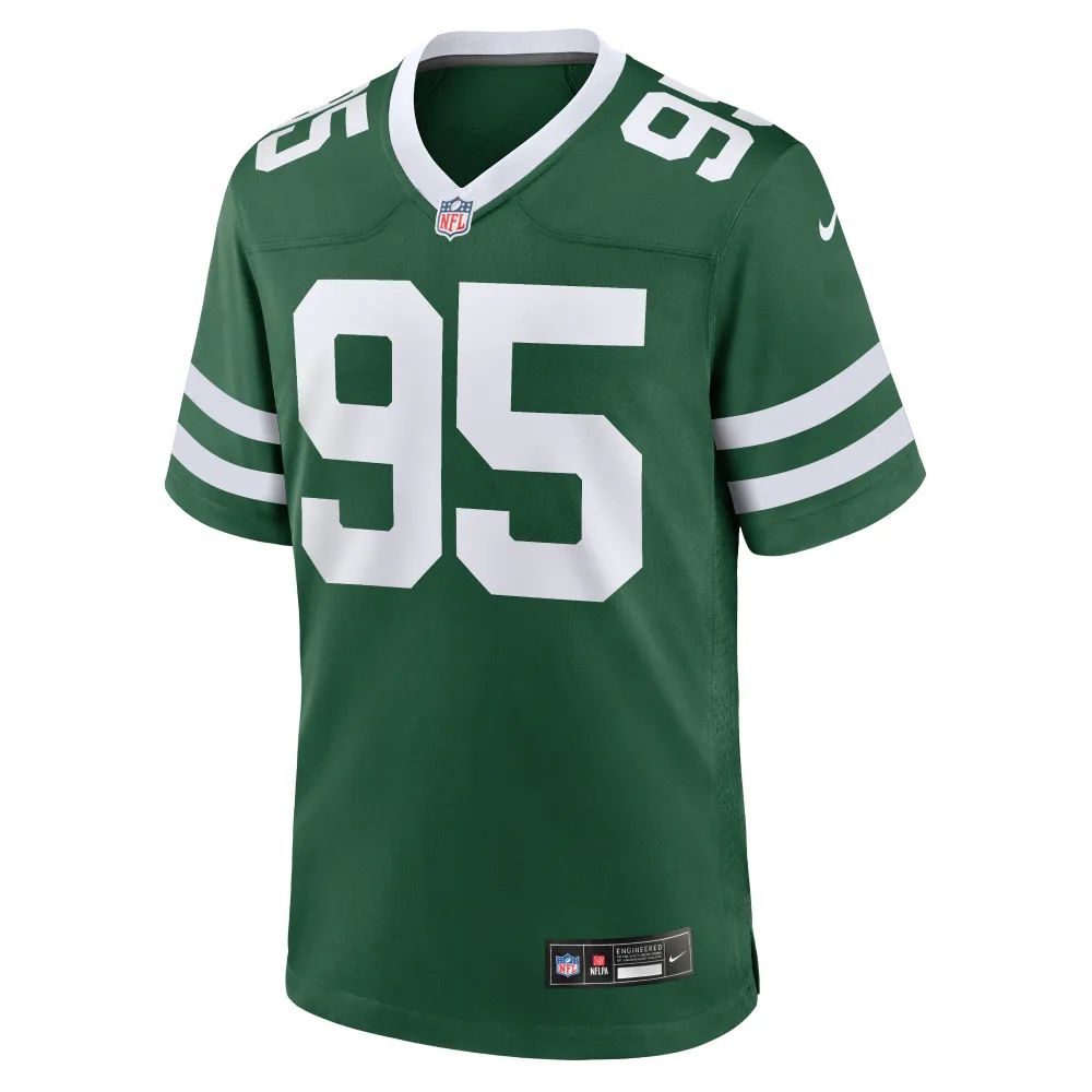Men's New York Jets Quinnen Williams Legacy Green Game Jersey