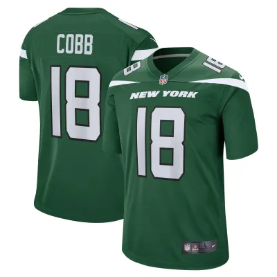 Men's New York Jets Randall Cobb Gotham Green Game Jersey 01