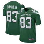 Men's New York Jets Tyler Conklin Gotham Green Game Jersey