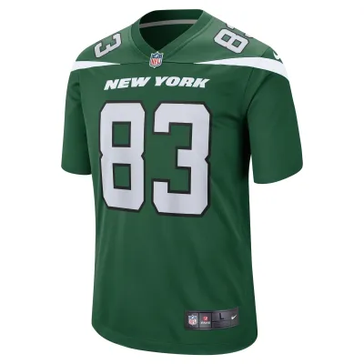 Men's New York Jets Tyler Conklin Gotham Green Game Jersey 02