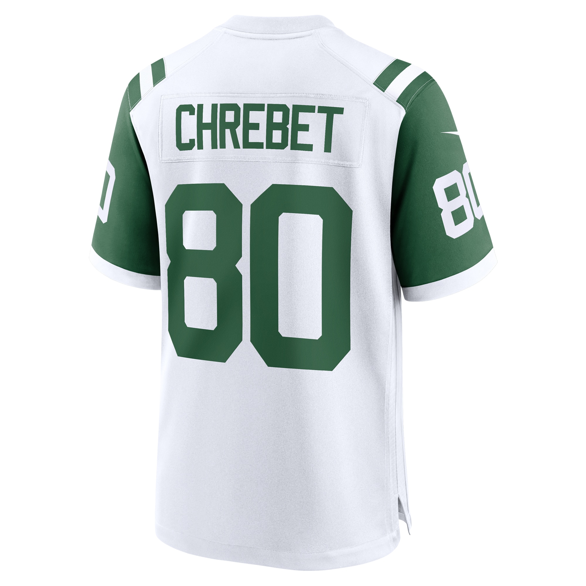 Men's New York Jets Wayne Chrebet White Classic Alternate Retired Player Game Jersey