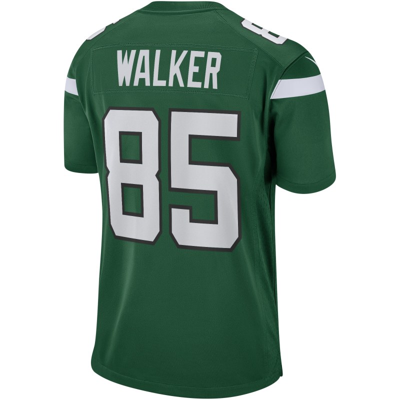 Men's New York Jets Wesley Walker Gotham Green Game Retired Player Jersey