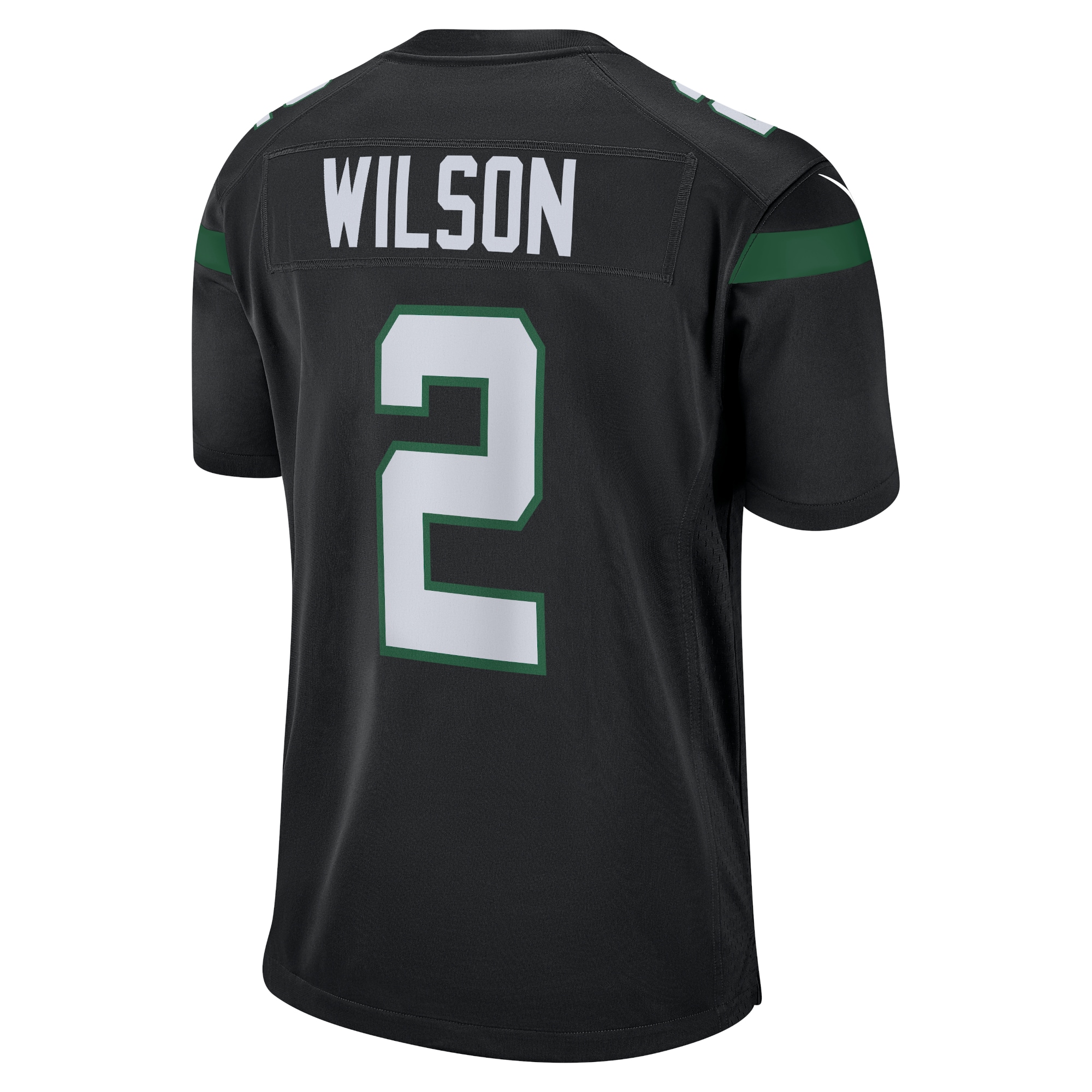 Men's New York Jets Zach Wilson Black Alternate Game Jersey