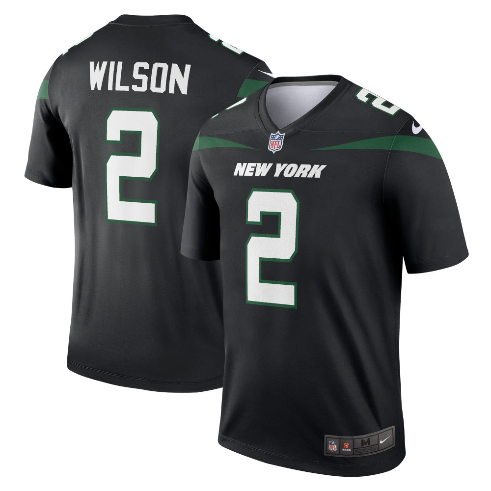 Men's New York Jets Zach Wilson Black Legend Jersey
