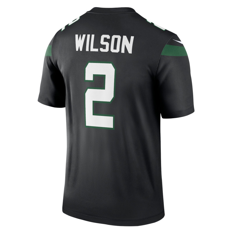 Men's New York Jets Zach Wilson Black Legend Jersey