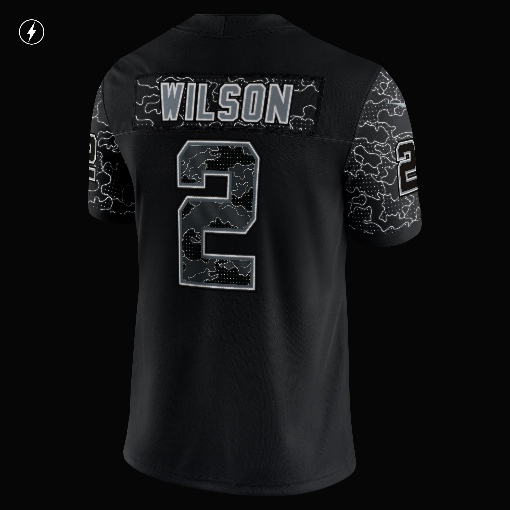 Men's New York Jets Zach Wilson Black RFLCTV Limited Jersey