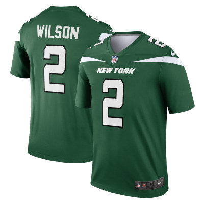 Men's New York Jets Zach Wilson Gotham Green Legend Jersey 01