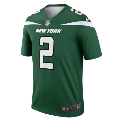 Men's New York Jets Zach Wilson Gotham Green Legend Jersey 02