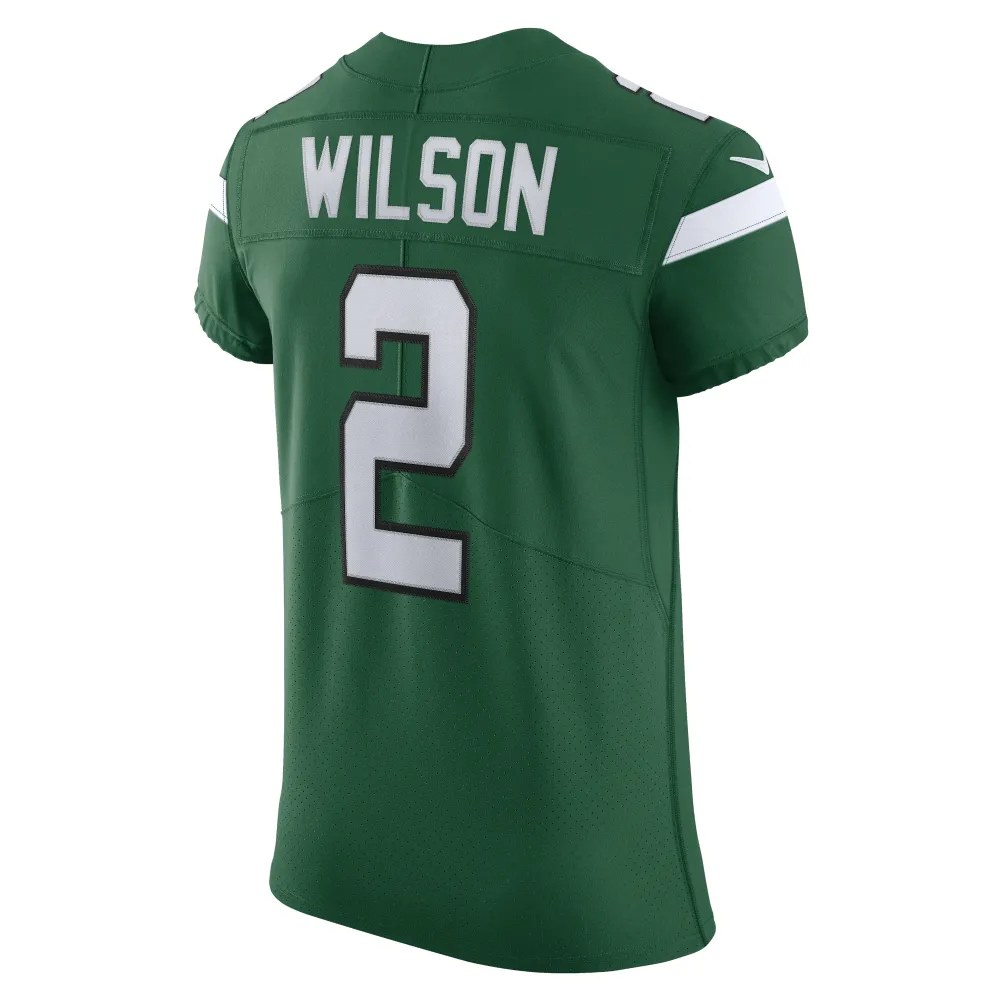 Men's New York Jets Zach Wilson Gotham Green Vapor Elite Jersey