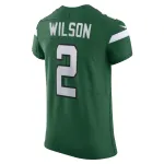 Men's New York Jets Zach Wilson Gotham Green Vapor Elite Jersey