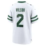 Men's New York Jets Zach Wilson Legacy White Game Jersey