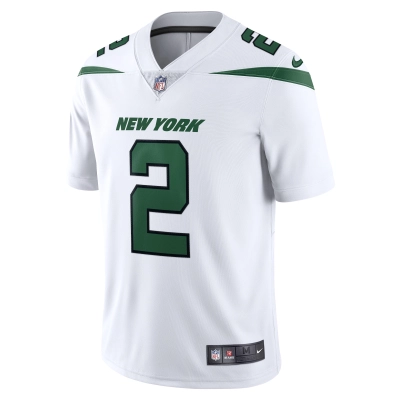 Men's New York Jets Zach Wilson Spotlight White Vapor Limited Jersey 02
