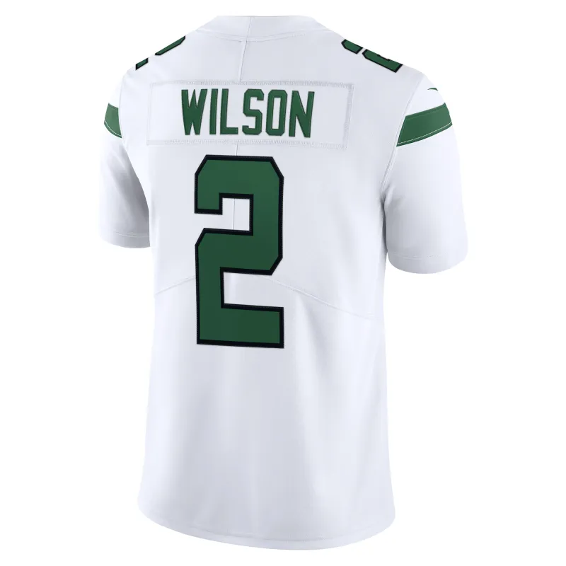 Men's New York Jets Zach Wilson Spotlight White Vapor Limited Jersey
