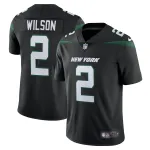 Men's New York Jets Zach Wilson Stealth Black Vapor Limited Jersey