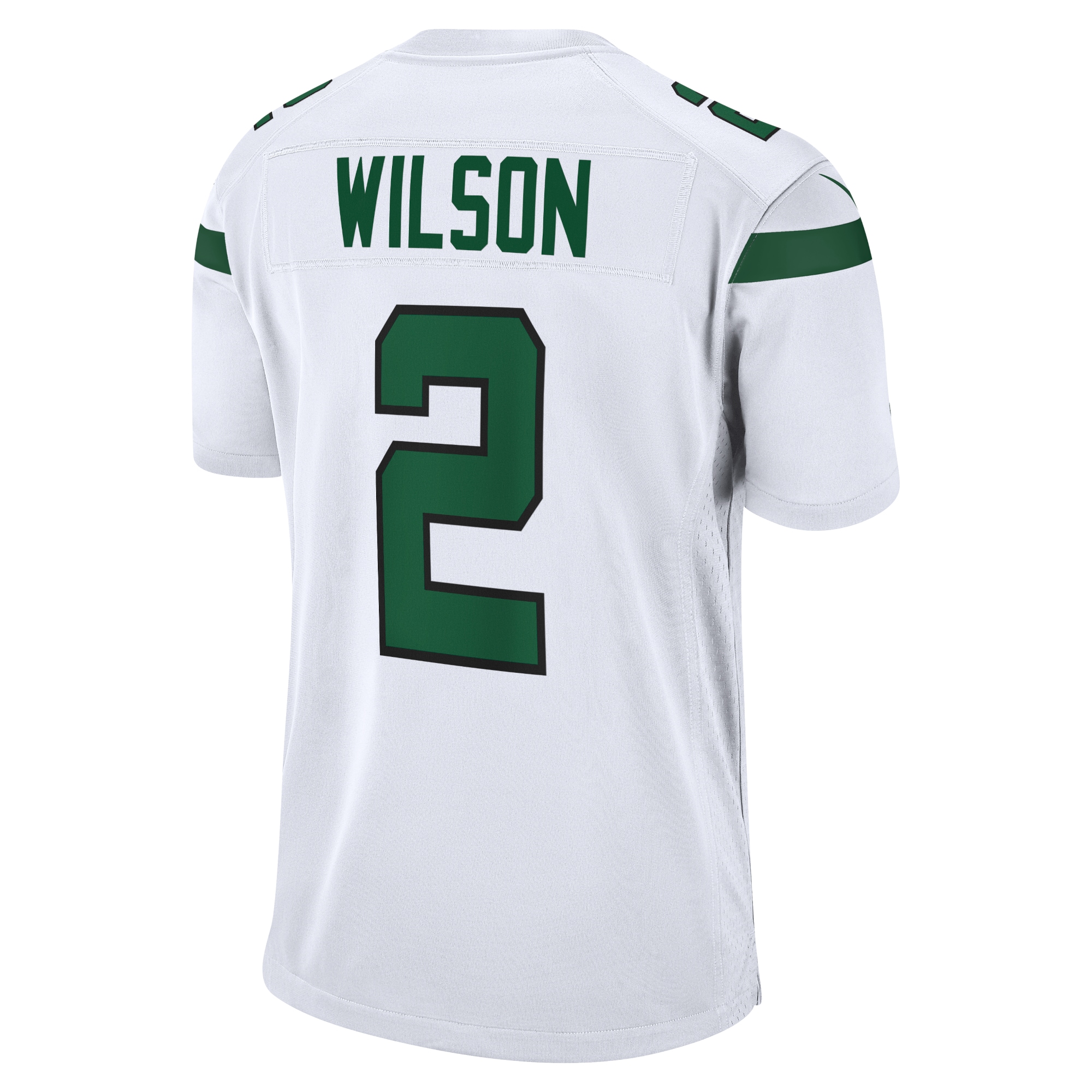 Men's New York Jets Zach Wilson White Game Jersey