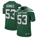 Men's New York Jets Zaire Barnes Gotham Green Game Jersey