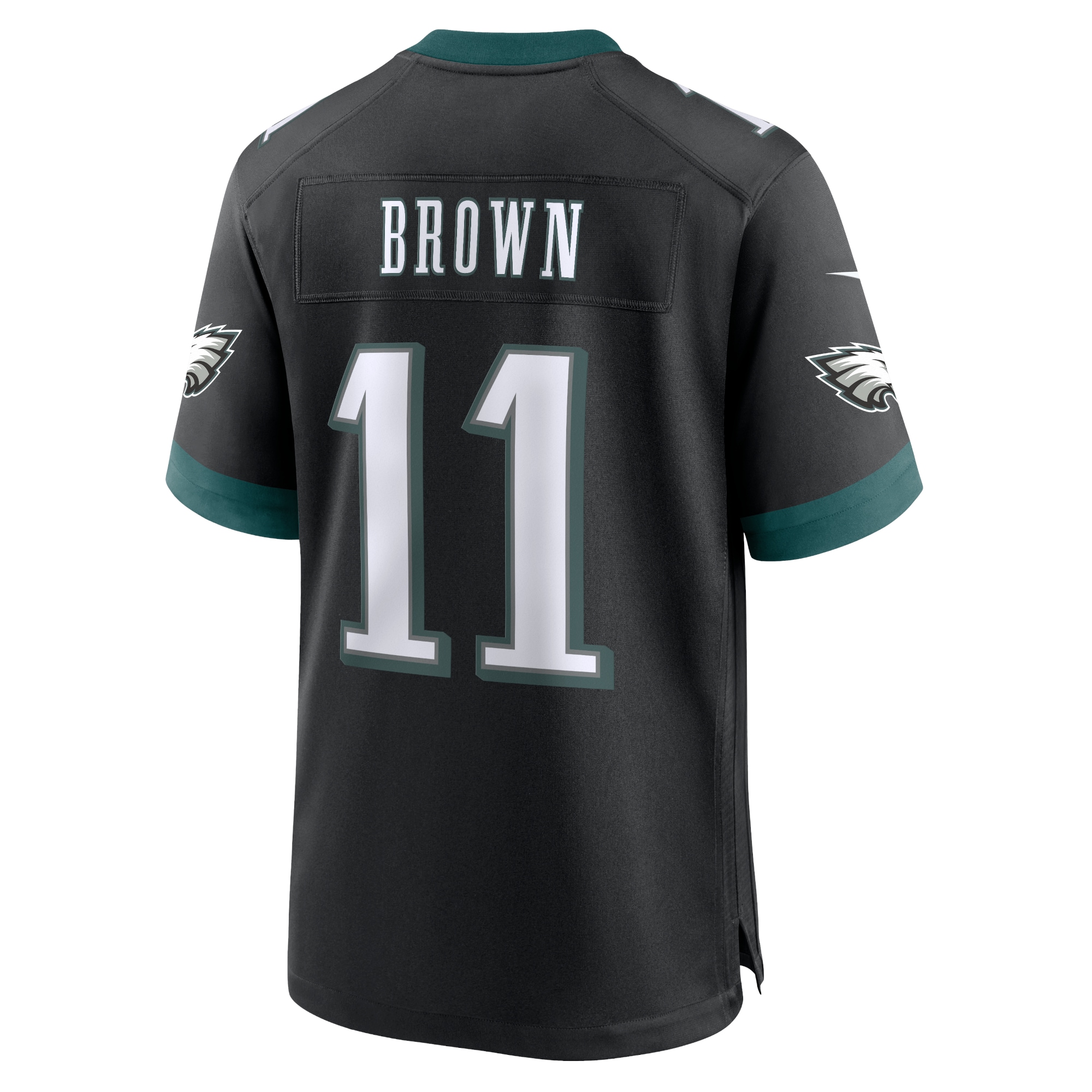 Men's Philadelphia Eagles A.J. Brown Black Alternate Game Jersey