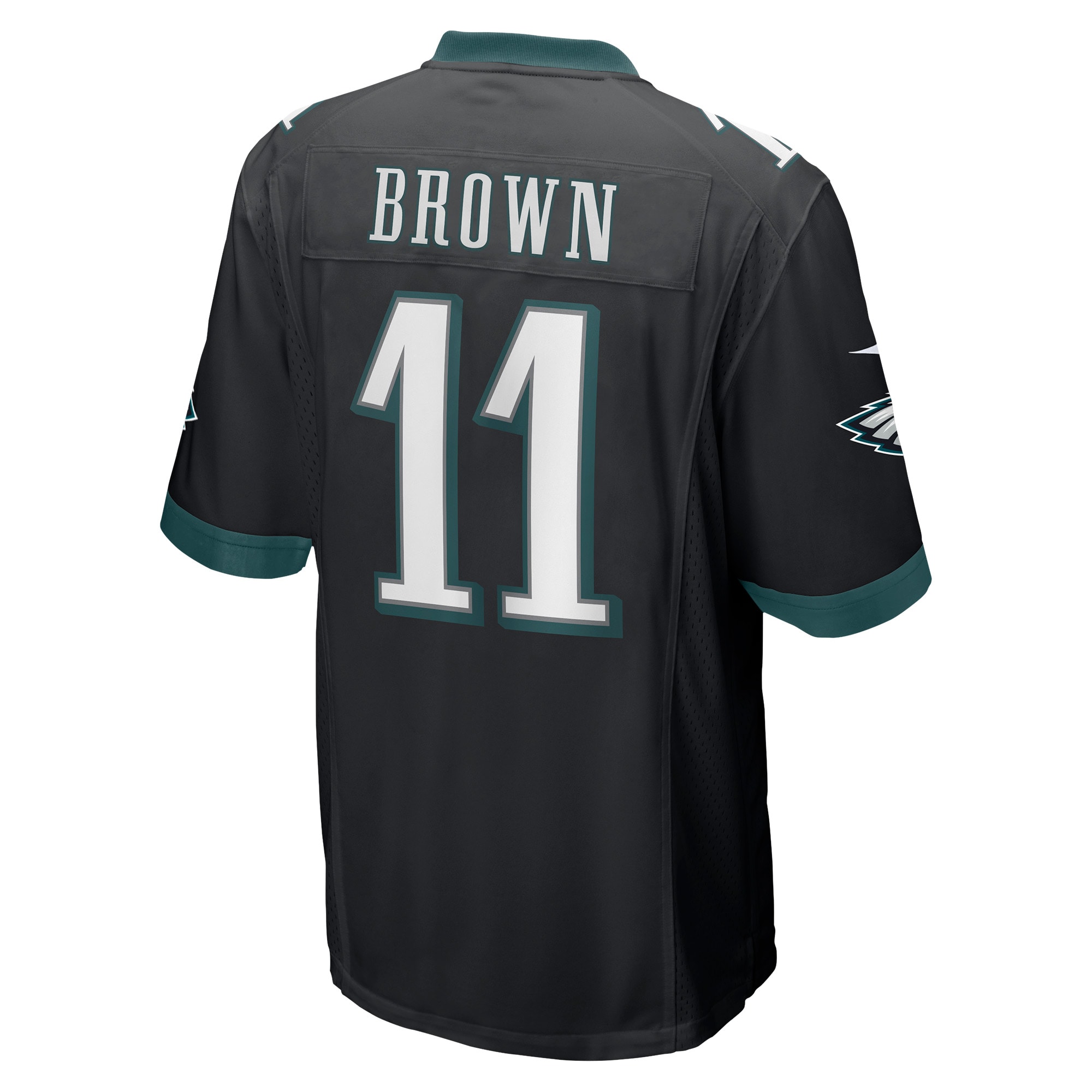 Men's Philadelphia Eagles A.J. Brown Black Game Jersey