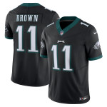 Men's Philadelphia Eagles A.J. Brown Black Vapor F.U.S.E. Limited Jersey