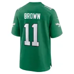 Men's Philadelphia Eagles A.J. Brown Kelly Green Alternate Game Player Jersey