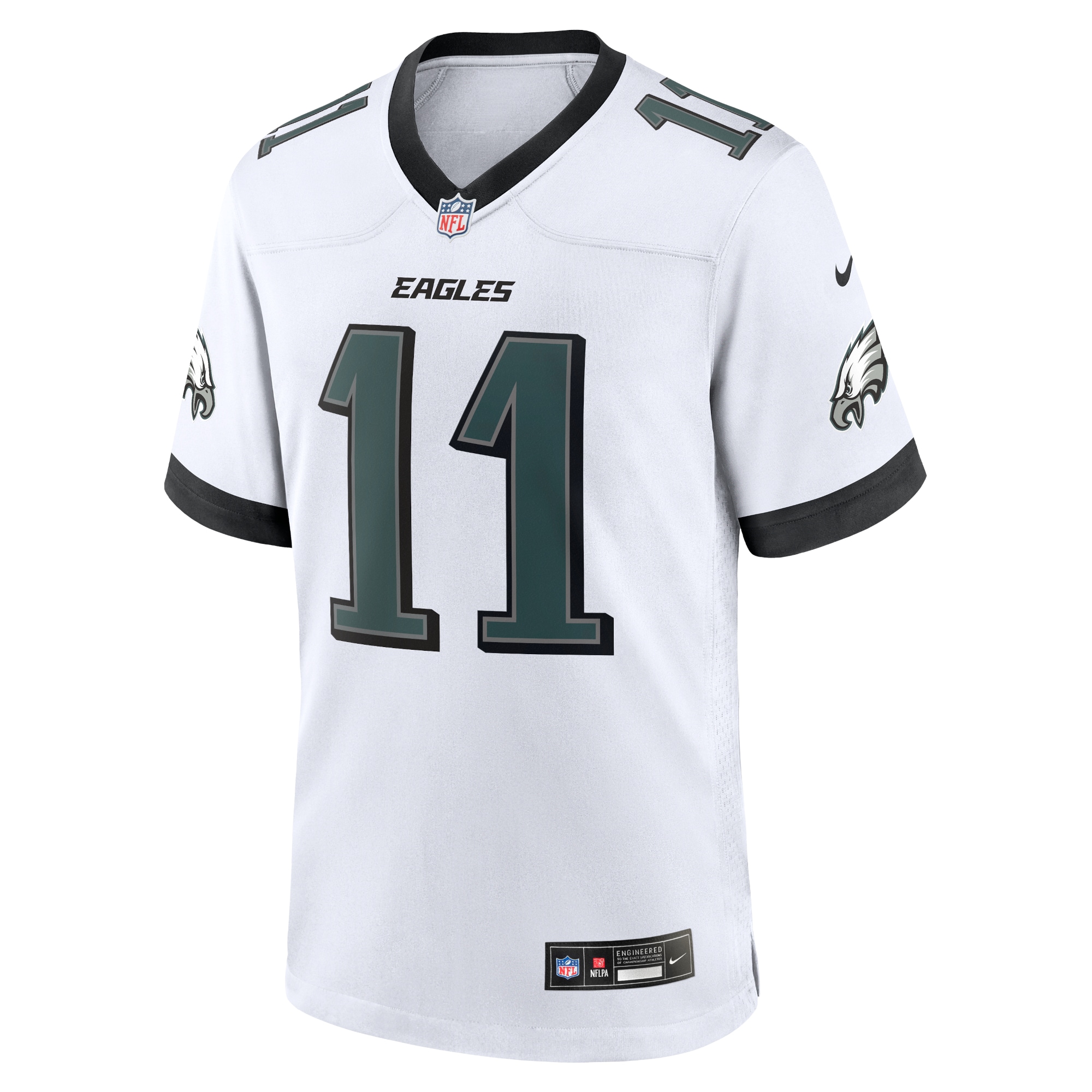 Men's Philadelphia Eagles A.J. Brown White White Game Jersey