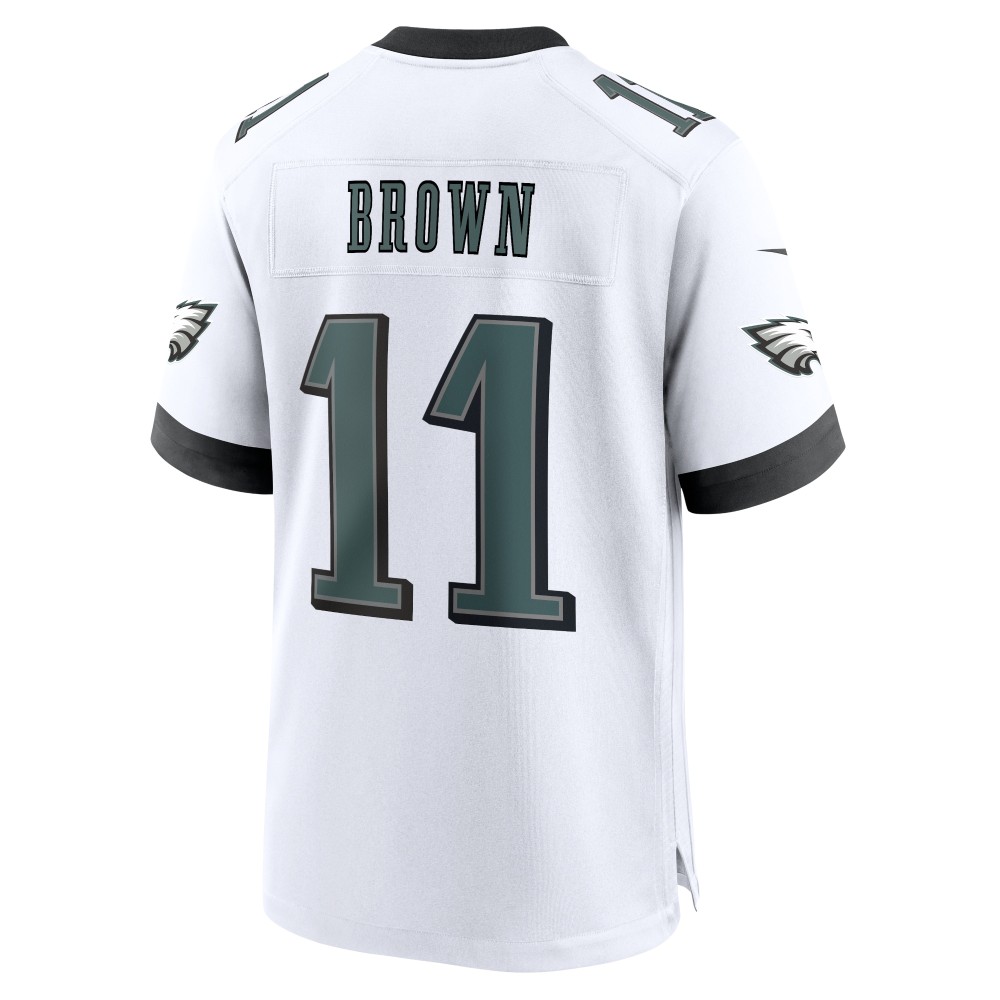 Men's Philadelphia Eagles A.J. Brown White White Game Jersey