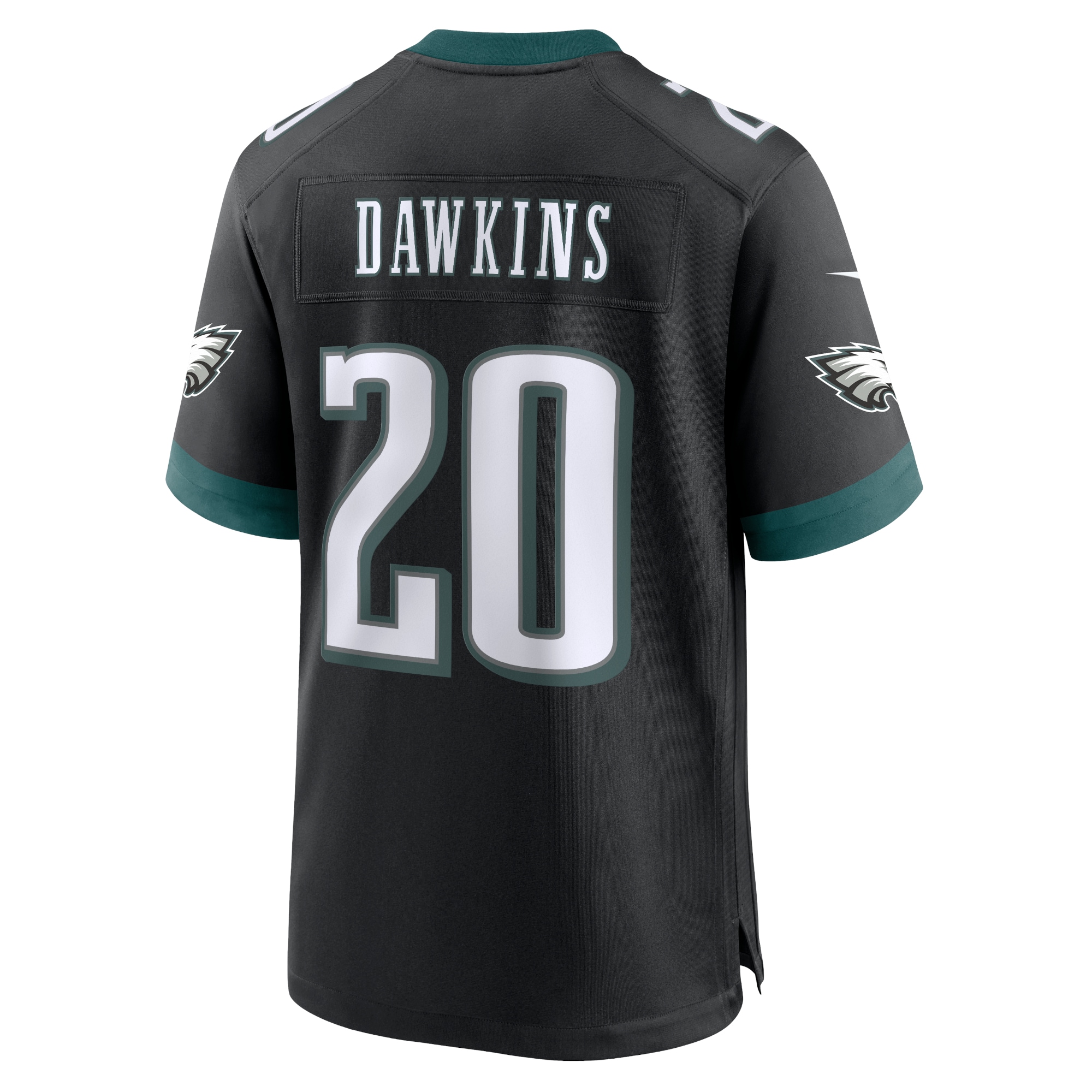 Men's Philadelphia Eagles Brian Dawkins Black Alternate Game Jersey