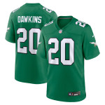 Men's Philadelphia Eagles Brian Dawkins Kelly Green Alternate Retired Player Game Jersey