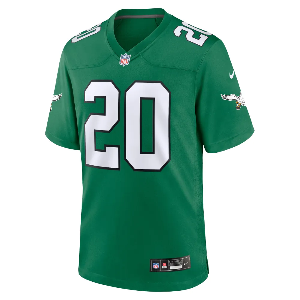 Men's Philadelphia Eagles Brian Dawkins Kelly Green Alternate Retired Player Game Jersey