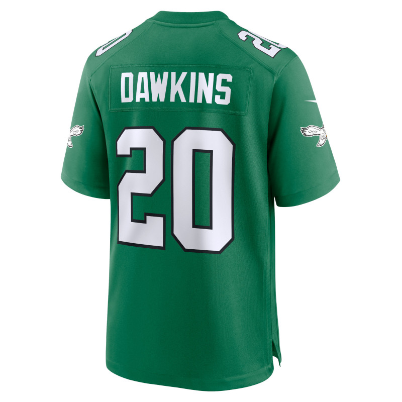 Men's Philadelphia Eagles Brian Dawkins Kelly Green Alternate Retired Player Game Jersey
