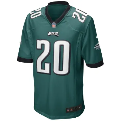 Men's Philadelphia Eagles Brian Dawkins  Midnight Green Game Retired Player Jersey 02