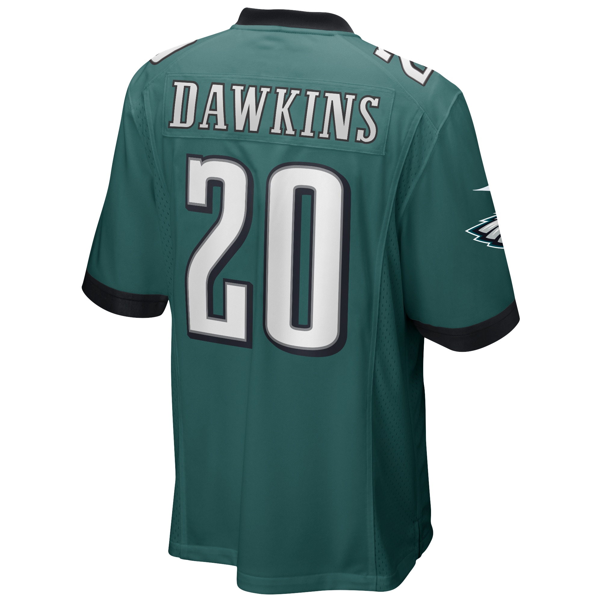Men's Philadelphia Eagles Brian Dawkins Midnight Green Game Retired Player Jersey