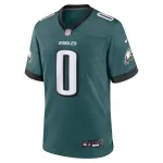 Men's Philadelphia Eagles Bryce Huff Midnight Green Game Player Jersey