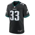 Men's Philadelphia Eagles Cooper DeJean Black 2024 NFL Draft Alternate Player Game Jersey