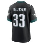 Men's Philadelphia Eagles Cooper DeJean Black 2024 NFL Draft Alternate Player Game Jersey