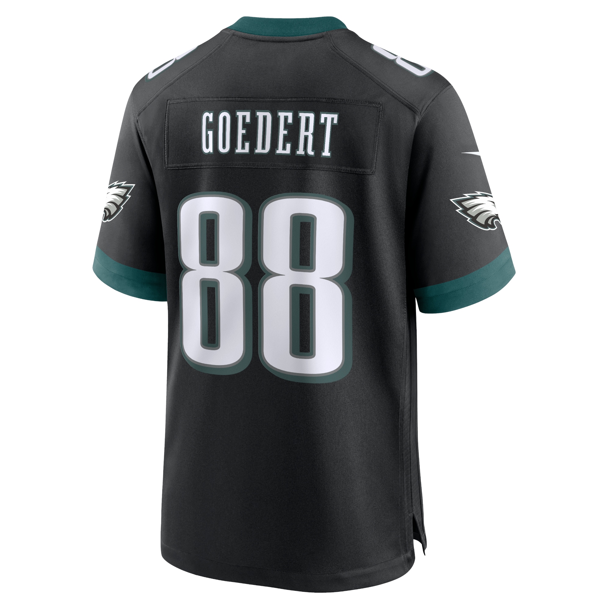 Men's Philadelphia Eagles Dallas Goedert Black Alternate Game Jersey